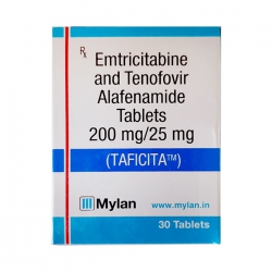 Taficita ARV Emtricitabine/Tenofovir 200mg/25mg Mylan , Hộp 30 viên