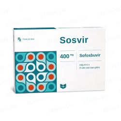 Thuốc kháng virus Sosvir hộp 28 viên