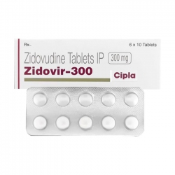 Thuốc kháng virus Zidovir 300 Zidovudine 300mg, Hộp 60 viên