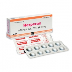 Thuốc kháng virut HERPERAX 200 Acyclovir 200mg