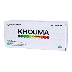 Thuốc Khouma - Nebivolol 5mg | Hộp 6 vỉ x 10 viên