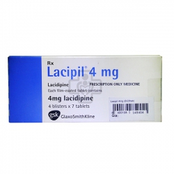 Thuốc Lacipil 4mg GSK 4 vỉ x 7 viên