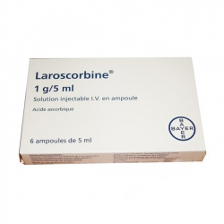 Thuốc Laroscorbine 1g/5ml, Hộp 6 ống