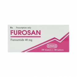 Thuốc lợi tiểu Furosan 40 mg | Hộp 10 vỉ x 10 viên