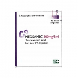 Thuốc Medsamic 500mg/5ml, Hộp 10 lọ
