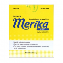 Thuốc men vi sinh Merika Fort 20 gói x 1g