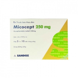 Thuốc Micocept 250mg, Hộp 30 Viên