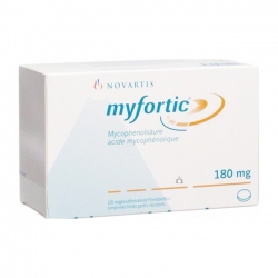 Thuốc Myfortic 180mg, Hộp 120 viên