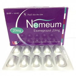 Thuốc NEMEUM 20 - Esomeprazol 20mg điều trị trào ngược dạ dày và loét dạ dày