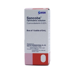 Thuốc nhỏ mắt Santen Sancoba Eye Drops, Hộp 1 lọ 5ml  