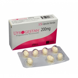 Thuốc nội tiết tố nữ Utrogestan 200mg | Hộp 15 viên