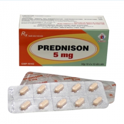 Thuốc Prednison 5mg Domesco, Hộp 100 viên