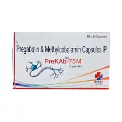 Thuốc PreKAb 150 Pregabalin, Methylcobalamin Capsules IP Hộp 100 viên