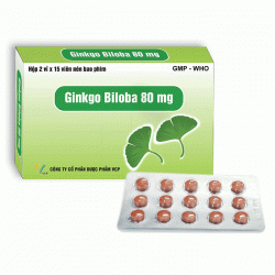 Thuốc tăng tuần hoàn não VCP Ginkgo Biloba 80mg Hộp 30 viên 
