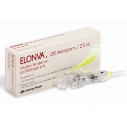 Thuốc tiêm ELONVA 100 mcg/0.5 ml