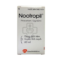 Thuốc tiêm Nootropil 60ml, Piracetam 12g/60ml