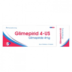 Thuốc tiểu đường Gilmepirid 4-US 4 mg 100 viên