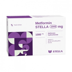 Thuốc tiểu đường Stella Metformin Stella 1000mg MR