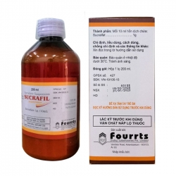 Thuốc tiêu hóa Fourrts Sucrafil 1g/10ml, Chai 200ml