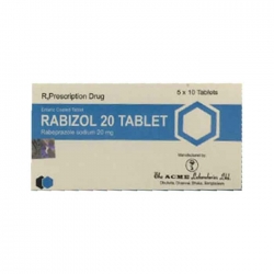 Thuốc tiêu hóa Rabizol 20mg, Hộp 50 viên