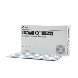 Thuốc tim mạch Cozaar XQ 5/50mg, Hộp 30 viên