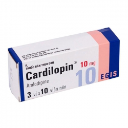 Thuốc tim mạch Egis Cardilopin 10mg, Hộp 30 viên