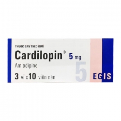 Thuốc tim mạch Egis Cardilopin 5mg, Hộp 30 viên