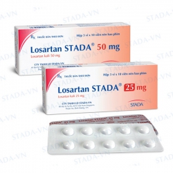 Thuốc tim mạch Losartan STADA Losartan Kali 25mg