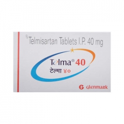 Thuốc tim mạch Telma 40mg Telmisartan 40mg, Hộp 10 viên