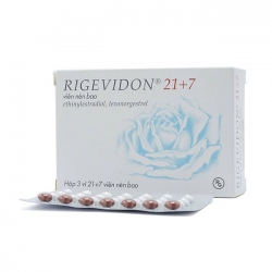 Thuốc tránh thai Rigevidon 21,7 | Hộp 3 vỉ × 21 + 7 viên nén