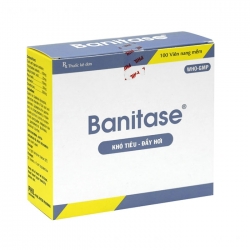 Thuốc trị khó tiêu Banitase, Hộp 100 viên