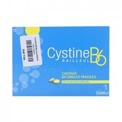Thuốc trị rụng tóc, nấm móng Cystine B6 | Hộp 1 vỉ x 20 viên