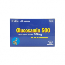 Thuốc trị thoái hóa xương khớp Glucosamin 500mg, 10 vỉ x 10 viên
