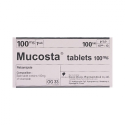 Thuốc trị viêm loét dạ dày Mucosta 100 | Hộp 100 viên