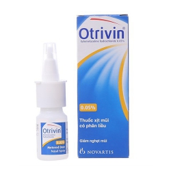 Thuốc xịt giúp giảm ngạt mũi Otrivin 0.05%