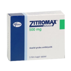 Thuốc Zitromax 500Mg - Azithromycin, Hộp 3 viên