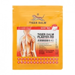 Tiger Balm Plaster - RD Singapore 3 miếng - Cao dán giảm đau cơ, bông gân (7 x 10cm