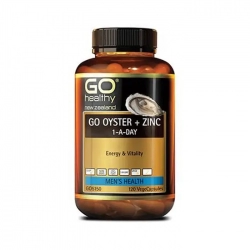Tinh Chất Hàu Go Healthy Go Oyster Plus Zinc 120 viên - Tăng cường sinh lý nam