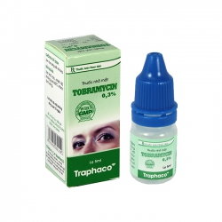 Thuốc nhỏ mắt Traphaco Tobramicin 3%, Hộp 5ml 