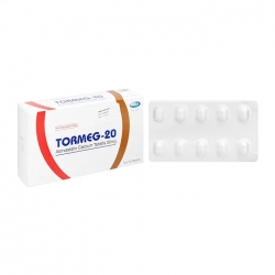 Tormeg-20 Mega 3 vỉ x 10 viên - Điều trị tim mạch