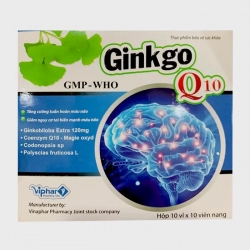 Tpbvsk bổ não Viphar Ginkgo Q10 100 viên