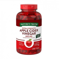 Tpbvsk giảm cân giấm táo Nature’s Truth Apple Cider Vinegar 600mg 240 viên
