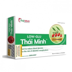 Tpbvsk Low Glu Thái Minh giúp giảm đường huyết, Hộp 20 viên