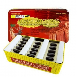 Korean Red Ginseng Soft Capsules Bio Apgold 60 viên - Giúp bồi bổ sức khoẻ