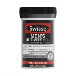 Tpbvsk Swisse Men's Ultivite 50+ bổ sung vitamin và khoáng chất, Chai 60 viên