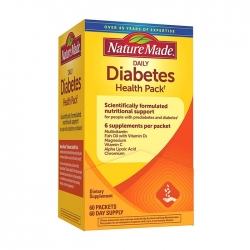 Tpbvsk tiểu đường Nature Made Diabetes Health Pack, Hộp 60 gói