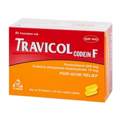 Travicol codein F TV.Pharma, 10 vỉ x 10 viên