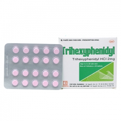 Trihexyphenidyl 2mg Pharmedic, Hộp 100 viên