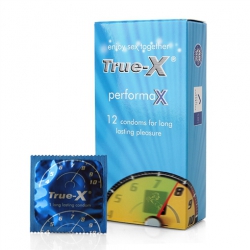 Bao cao su True-X performax kéo dài thời gian quan hệ (12 cái/hộp)