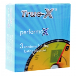 Bao cao su True-X performax kéo dài thời gian quan hệ (3 cái/hộp)